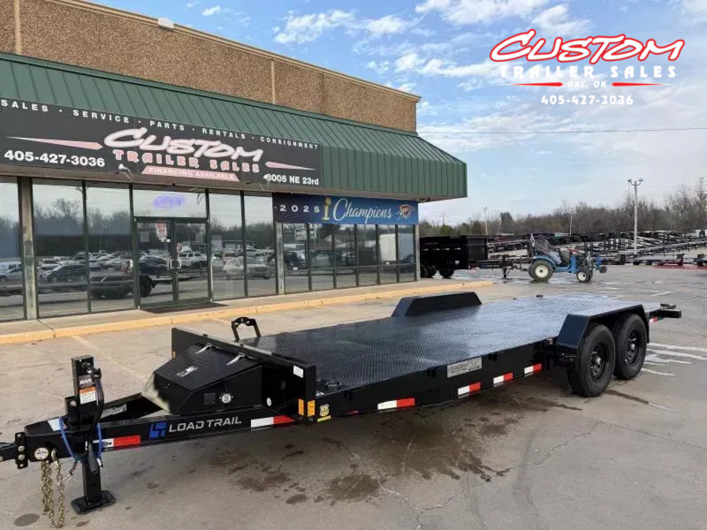 New #378050 2026 LOAD TRAIL TM 22 X 83 TANDEM AXLE RAPID LOADER 14K STEEL FLOOR TILT DECK TRAILER
