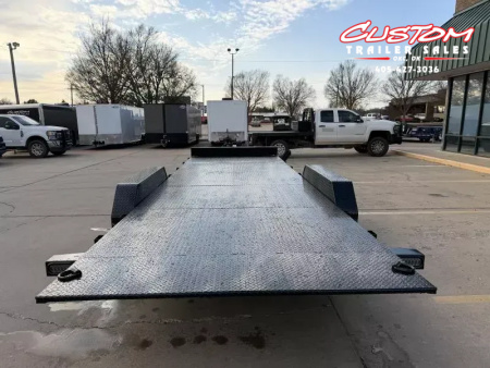 New #378050 2026 LOAD TRAIL TM 22 X 83 TANDEM AXLE RAPID LOADER 14K STEEL FLOOR TILT DECK TRAILER