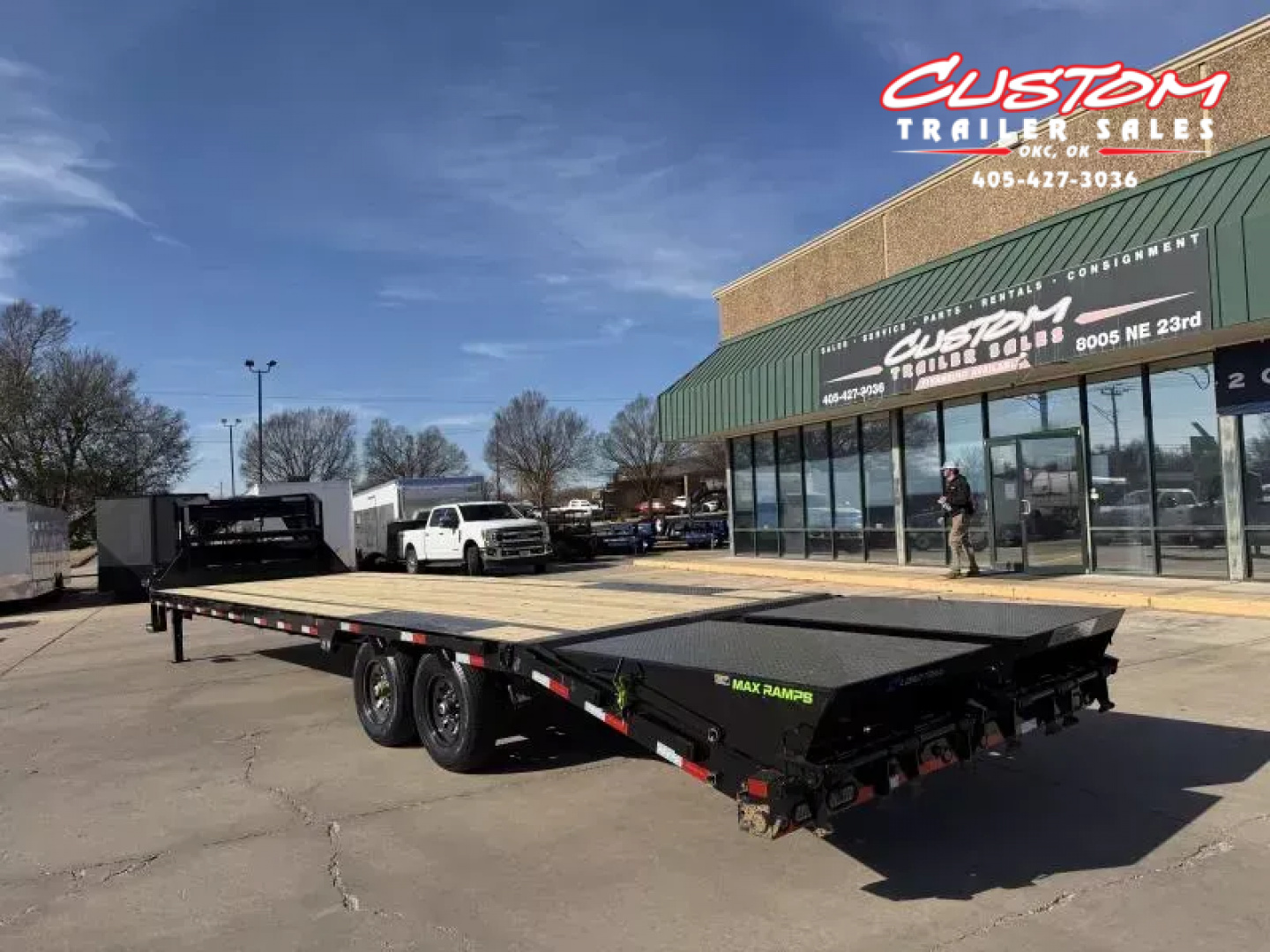 New #378595 2026 LOAD TRAIL GP 32 X 102 TANDEM AXLE LOW-PRO 14K GOOSENECK TRAILER W/ MAX RAMPS