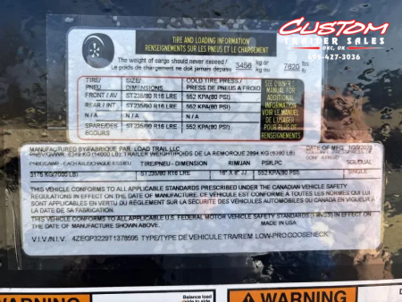 New #378595 2026 LOAD TRAIL GP 32 X 102 TANDEM AXLE LOW-PRO 14K GOOSENECK TRAILER W/ MAX RAMPS