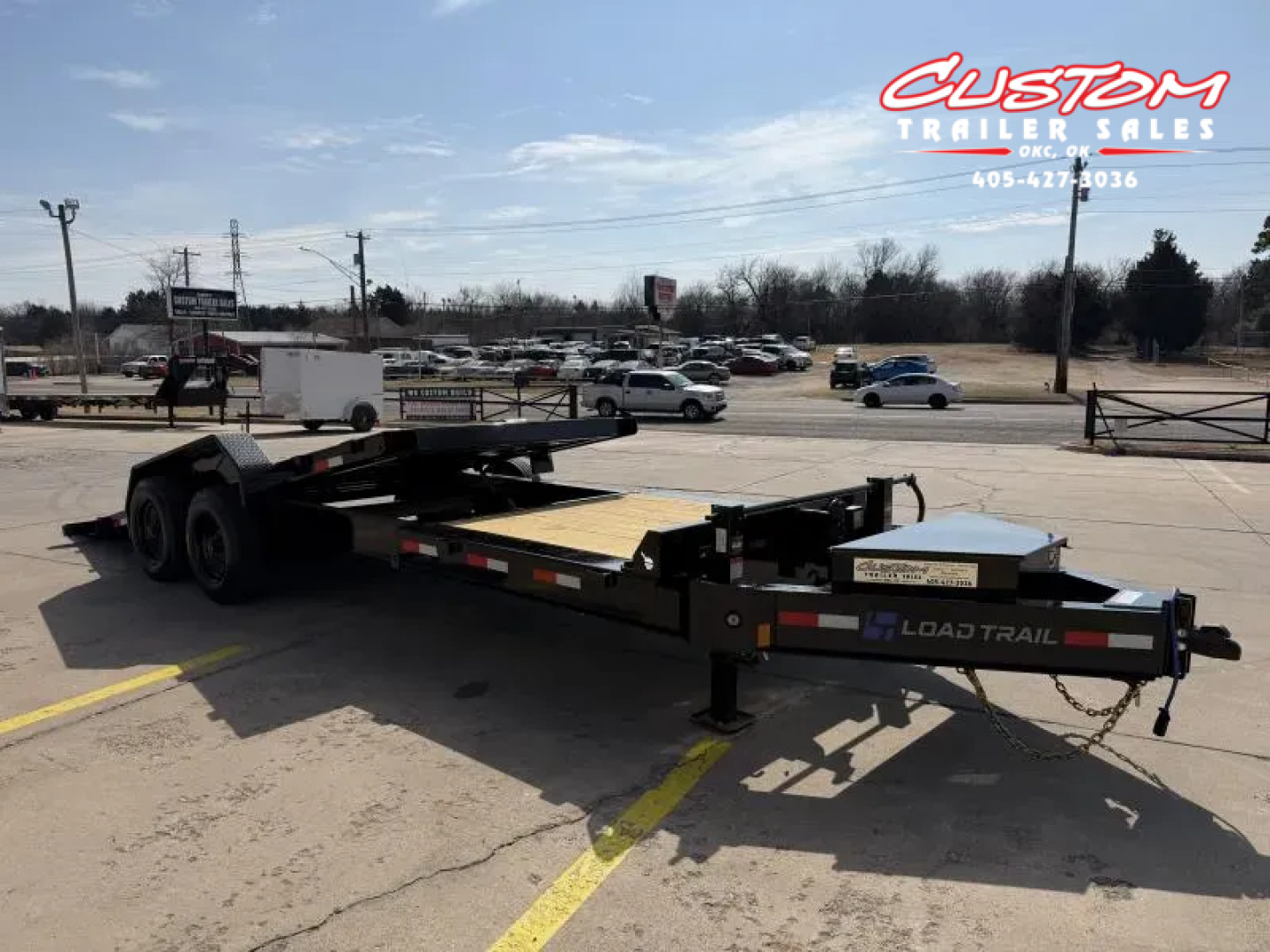 New #378870 2026 LOAD TRAIL TH 22 X 83 TANDEM AXLE 20K TILT-N-GO TRAILER W/ SPARE TIRE