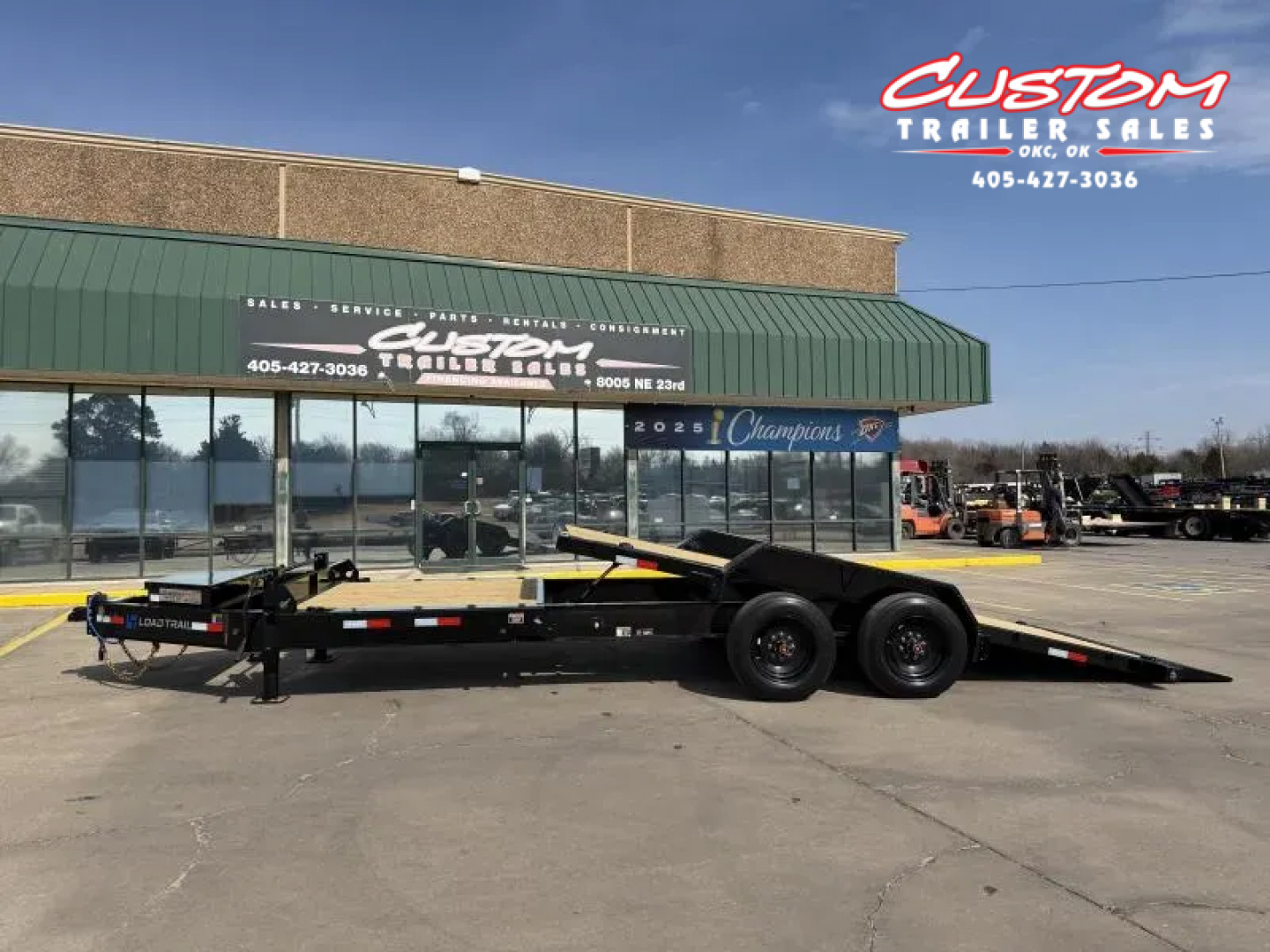 New #378870 2026 LOAD TRAIL TH 22 X 83 TANDEM AXLE 20K TILT-N-GO TRAILER W/ SPARE TIRE