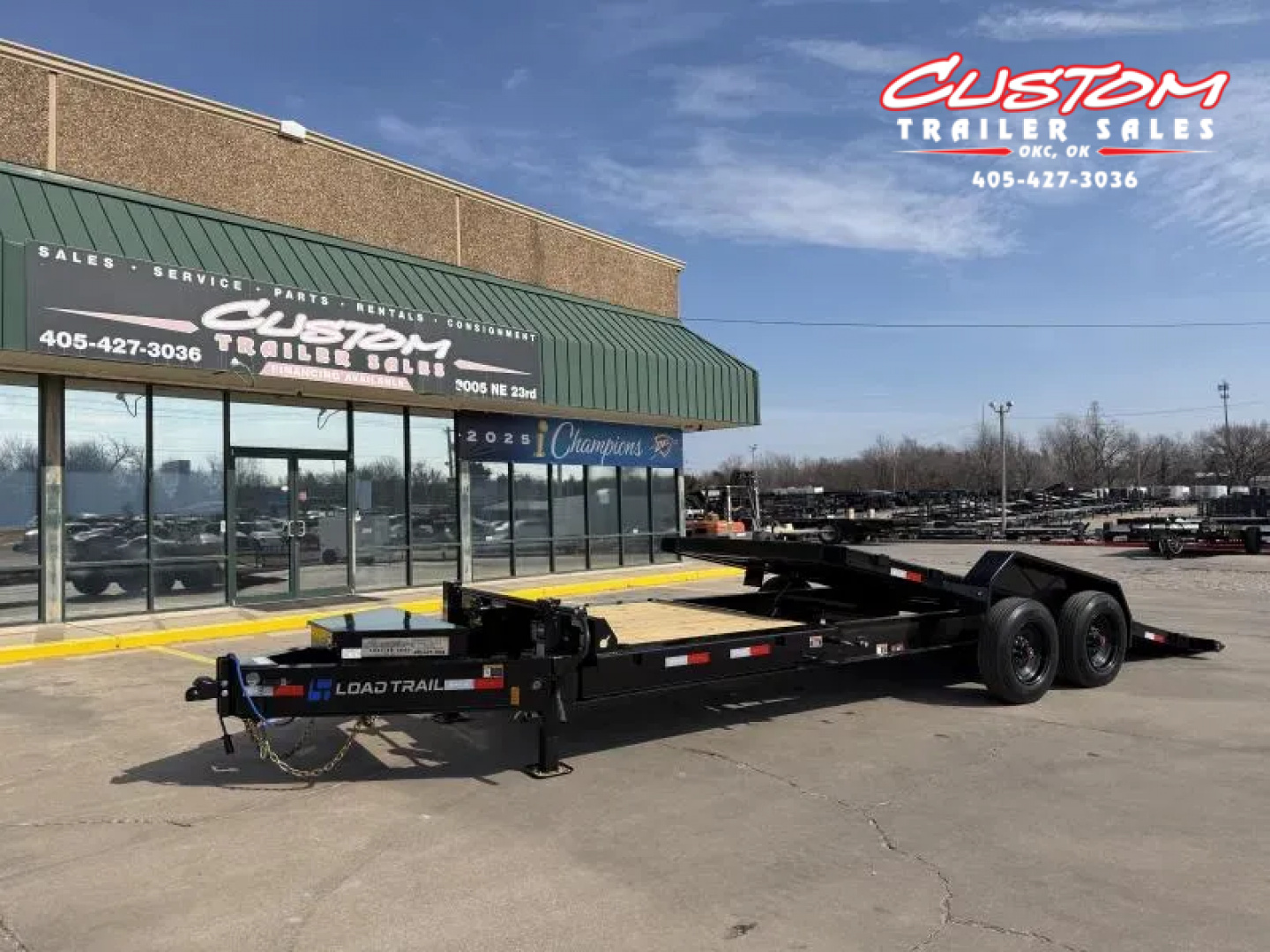 New #378870 2026 LOAD TRAIL TH 22 X 83 TANDEM AXLE 20K TILT-N-GO TRAILER W/ SPARE TIRE