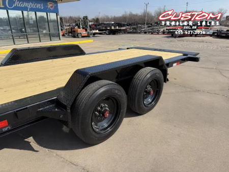 New #378870 2026 LOAD TRAIL TH 22 X 83 TANDEM AXLE 20K TILT-N-GO TRAILER W/ SPARE TIRE