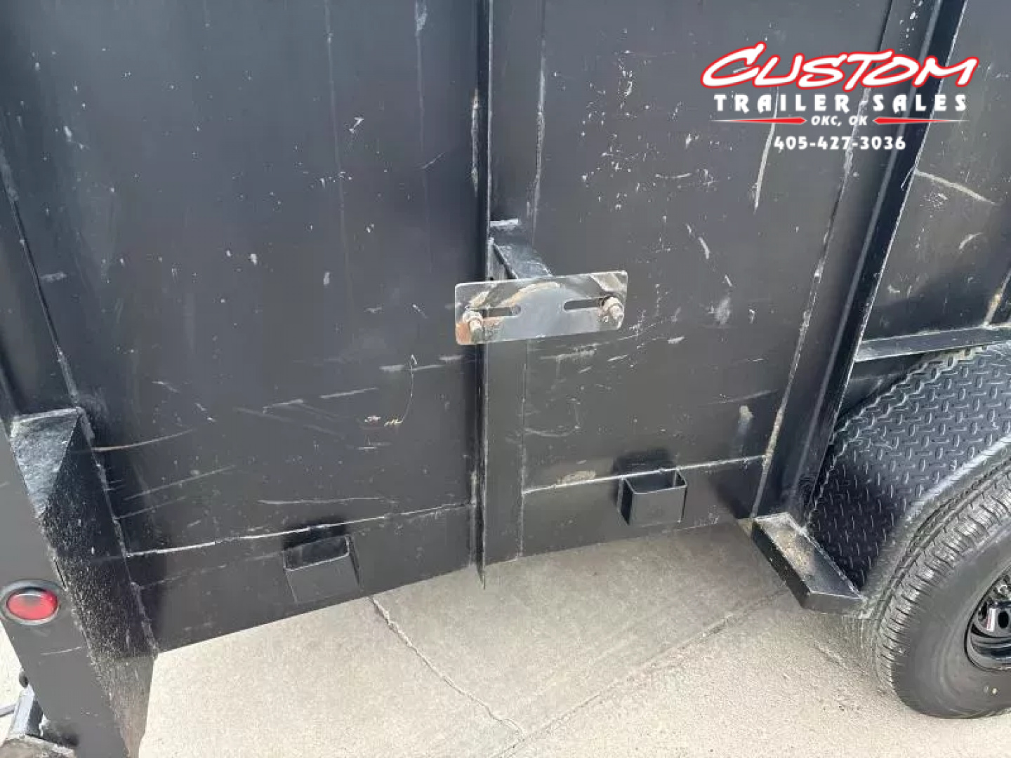 Used #032916 USED 2017 HORSE CREEK 18 X 83 PIPE TOP TANDEM AXLE 14K LANDSCAPE TRAILER W/ 3' SIDES