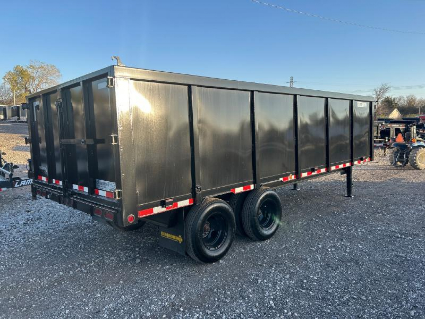 New #DTDUMP 2025 DIAMOND T DTDMP 20 X 102 DUAL TANDEM 20K GOOSENECK DUMP W/ 4' SIDES