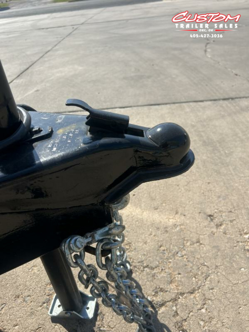 New RENTAL #16 - 7 X 16 TANDEM AXLE 10K ENCLOSED W/ REAR RAMP DOOR