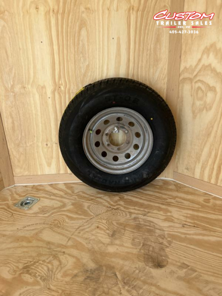 New RENTAL #16 - 7 X 16 TANDEM AXLE 10K ENCLOSED W/ REAR RAMP DOOR