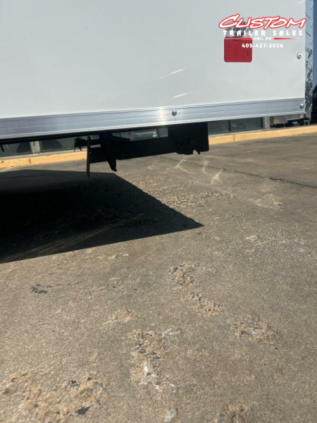 New RENTAL #16 - 7 X 16 TANDEM AXLE 10K ENCLOSED W/ REAR RAMP DOOR