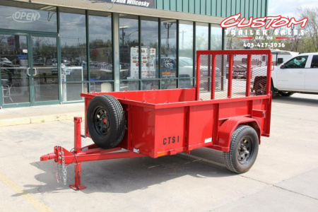 Used 5' X 8' SINGLE AXLE UTILITY TRAILER RENTAL