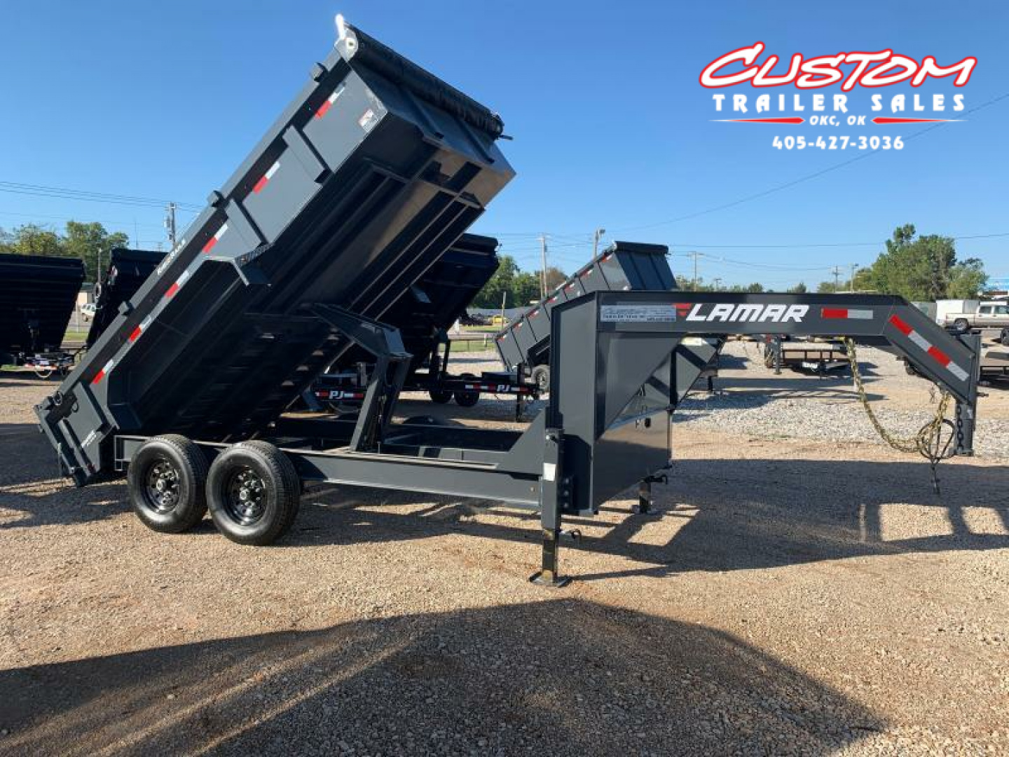 New 14 X 83 TANDEM AXLE GOOSENECK DUMP RENTAL