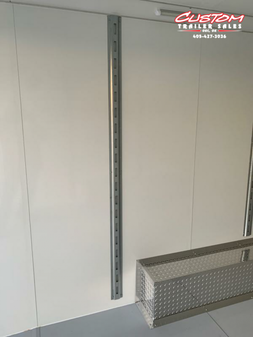 New 8.5 X 24 TANDEM AXLE ALL STEEL ENCLOSED RENTAL