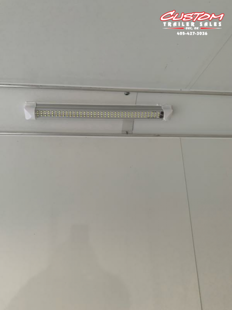 New 8.5 X 24 TANDEM AXLE ALL STEEL ENCLOSED RENTAL