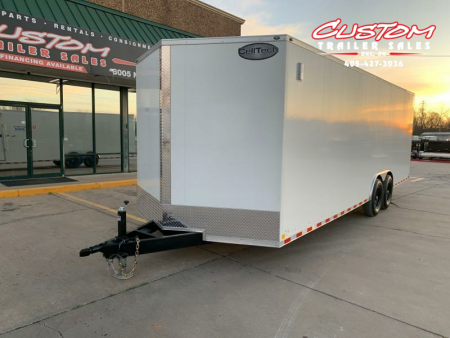 New 8.5 X 24 TANDEM AXLE ALL STEEL ENCLOSED RENTAL