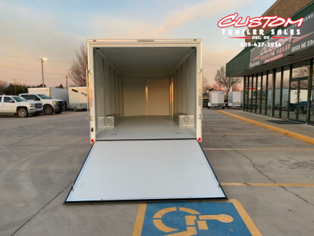 New 8.5 X 24 TANDEM AXLE ALL STEEL ENCLOSED RENTAL