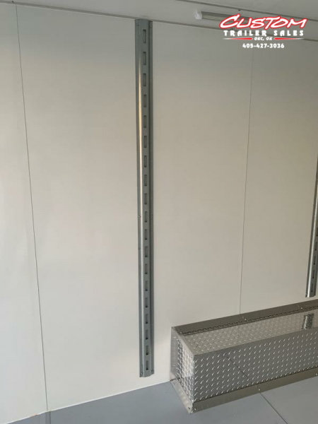 New 8.5 X 24 TANDEM AXLE ALL STEEL ENCLOSED RENTAL