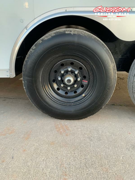 New 8.5 X 24 TANDEM AXLE ALL STEEL ENCLOSED RENTAL