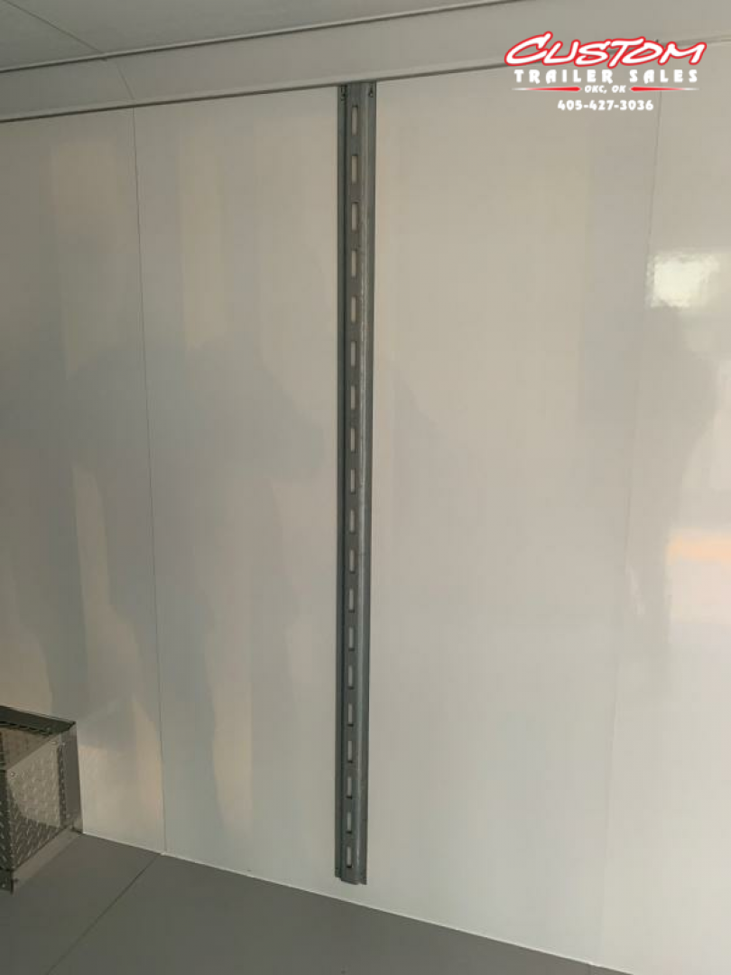 New 8.5 X 20 TANDEM AXLE ALL STEEL ENCLOSED RENTAL