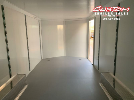 New 8.5 X 20 TANDEM AXLE ALL STEEL ENCLOSED RENTAL