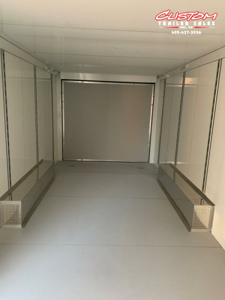 New 8.5 X 20 TANDEM AXLE ALL STEEL ENCLOSED RENTAL