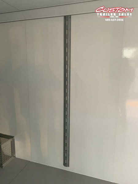 New 8.5 X 20 TANDEM AXLE ALL STEEL ENCLOSED RENTAL