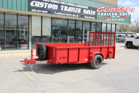 Used 12' X 77  SINGLE AXLE UTILITY TRAILER RENTAL