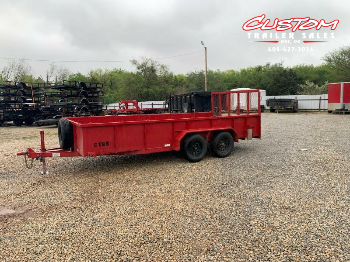 Used 16' X 83" TANDEM AXLE UTILITY TRAILER RENTAL