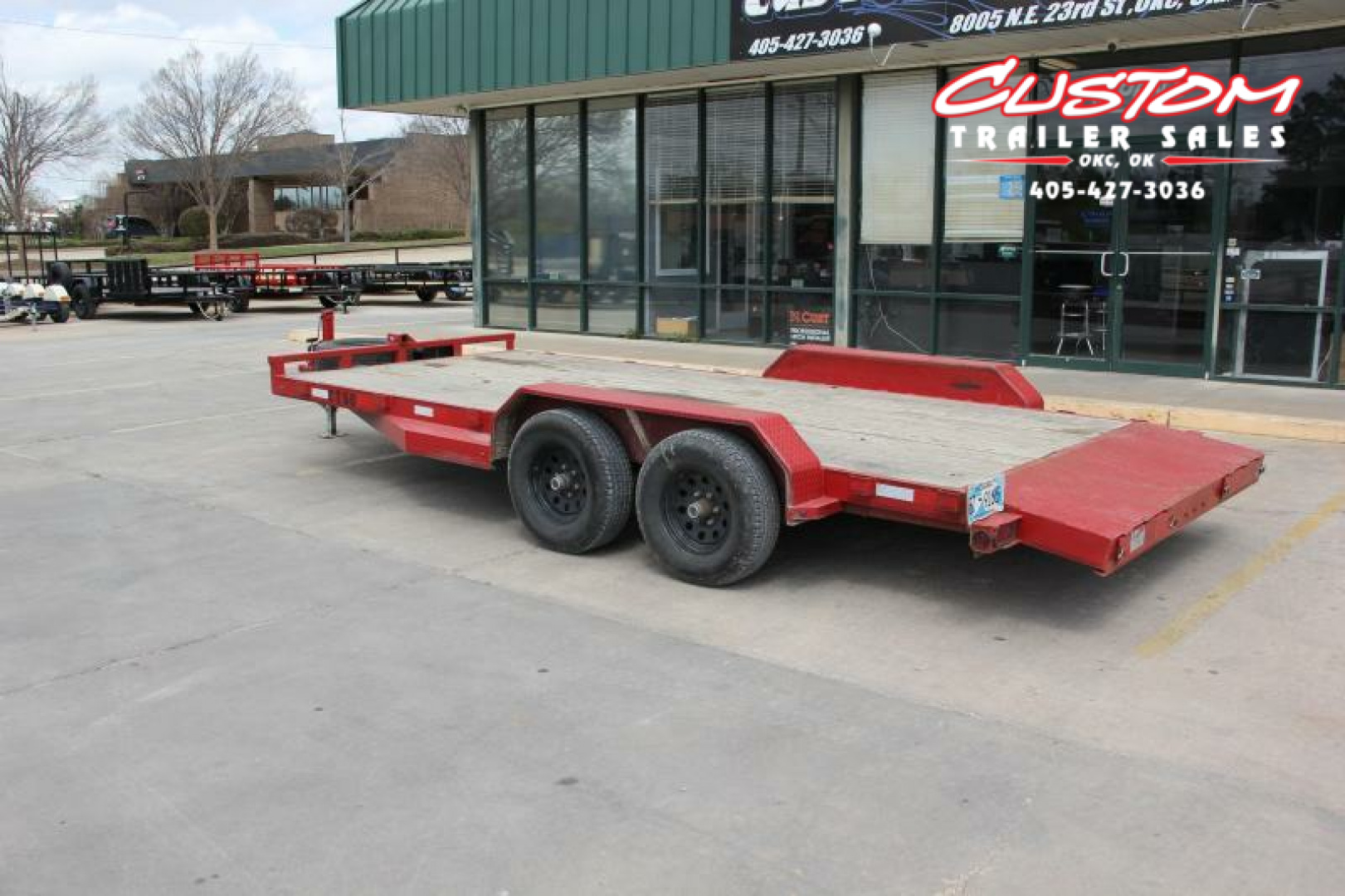 Used 18' X 83" TANDEM AXLE CAR HAULER RENTAL