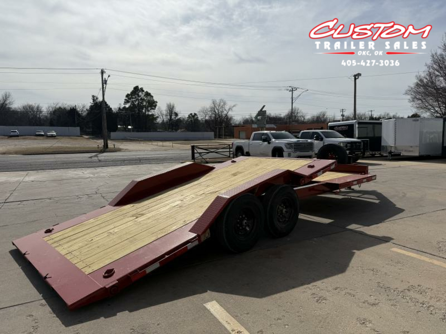Used 22 X 102 TANDEM AXLE 14K TILT TRAILER RENTAL