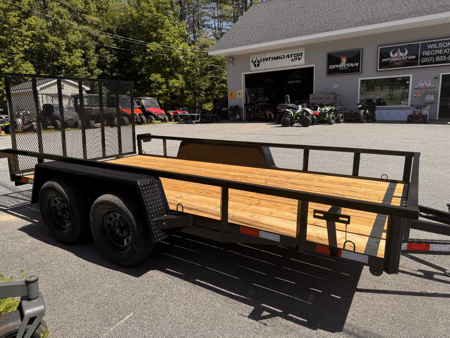 New 2025 Down 2 Earth Trailers 82x14 Tandem Axle 7K Utility Trailer
