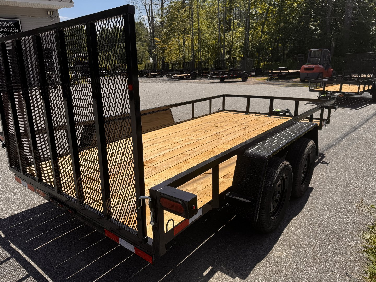 New 2025 Down 2 Earth Trailers 82x14 Tandem Axle 7K Utility Trailer