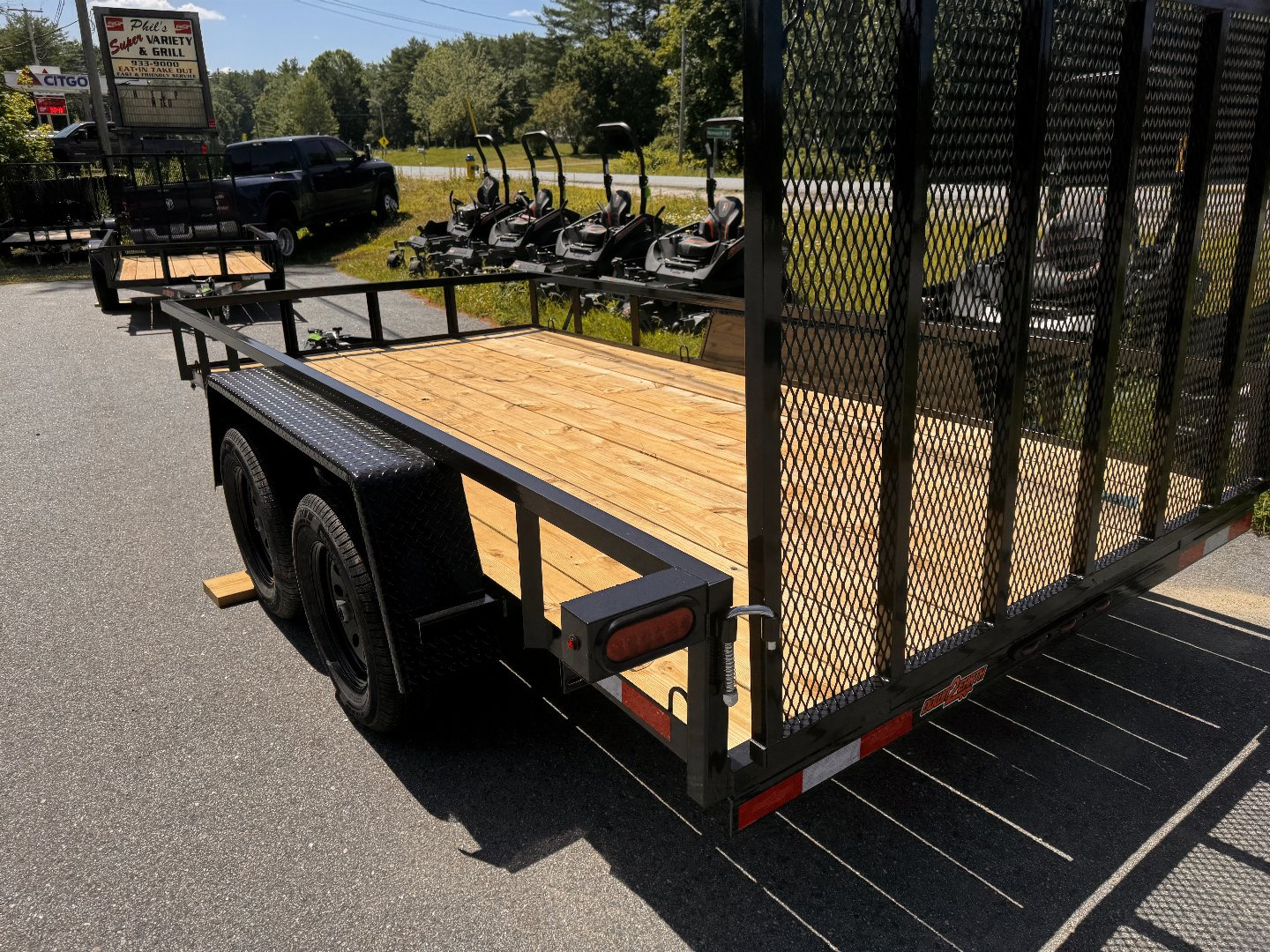 New 2025 Down 2 Earth Trailers 82x14 Tandem Axle 7K Utility Trailer