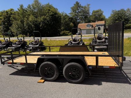 New 2025 Down 2 Earth Trailers 82x14 Tandem Axle 7K Utility Trailer