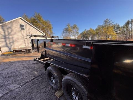 New 2025 Down2Earth 7X16 14,000LB Telescopic Dump (TDTE716DTT7B) for Sale