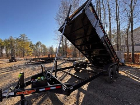 New 2025 Down2Earth 7X16 14,000LB Telescopic Dump (TDTE716DTT7B) for Sale
