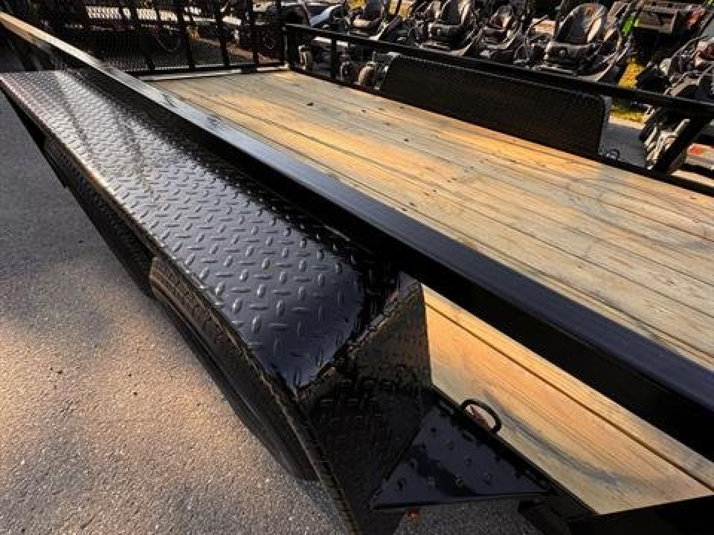 New 2025 Down2Earth 76X16 7,000 LB Powder Coated Utility Trailer for Sale