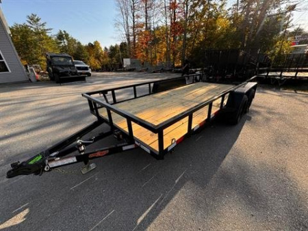 New 2025 Down2Earth 76X16 7,000 LB Powder Coated Utility Trailer for Sale