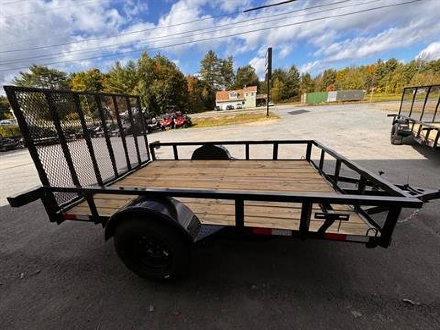 New 2025 Down2Earth 76X10 Tube Top Utility Trailer for Sale