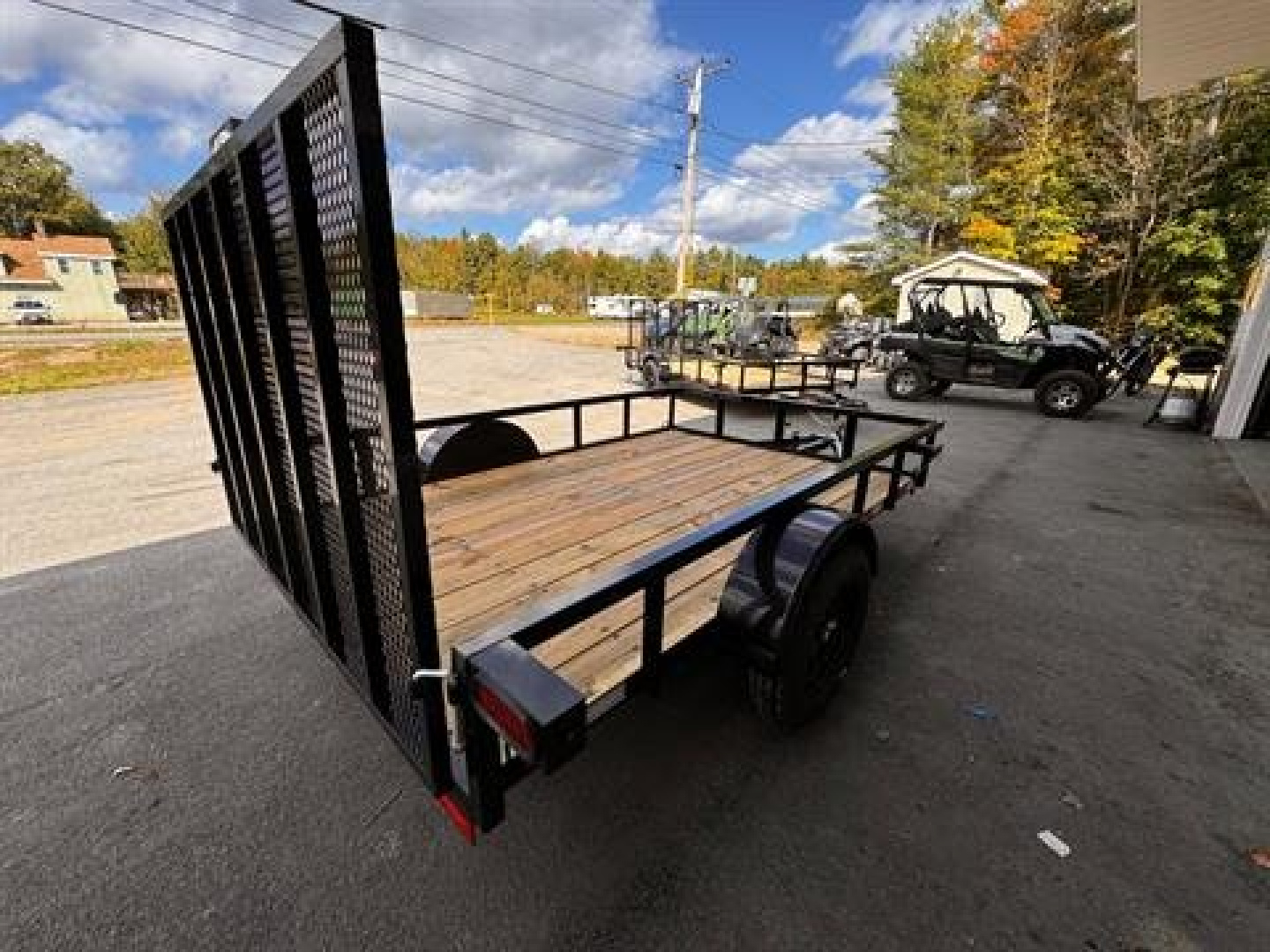 New 2025 Down2Earth 76X10 Tube Top Utility Trailer for Sale