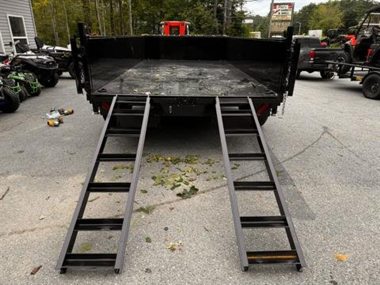 New 2025 Down2Earth 7X16 14K w/Ramps and Tarp Kit for Sale