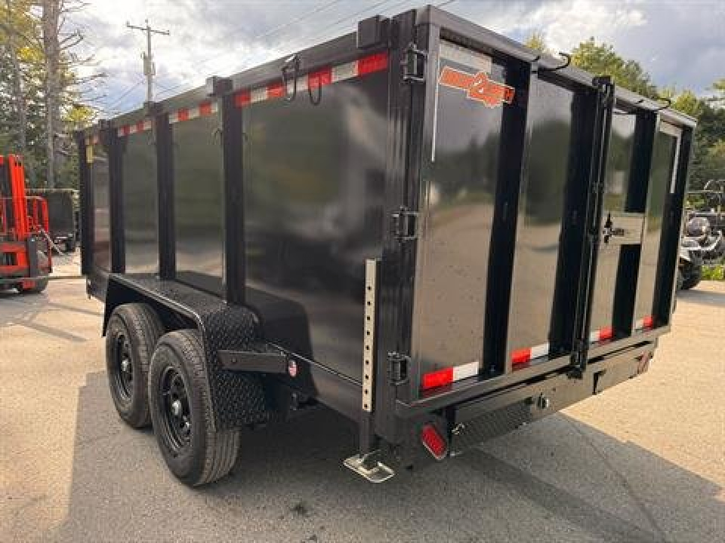 New 2025 Down2Earth 7X14 14K 4 Foot Sides w/Tarp and Ramp Kit for Sale