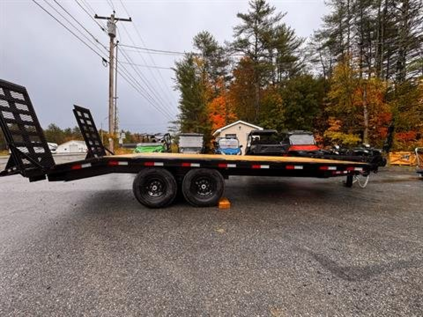 New 2025 Down2Earth 102X20 Equipment Deckover 14,000lb GVWR (DTE820DO7B) for Sale