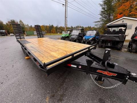 New 2025 Down2Earth 102X20 Equipment Deckover 14,000lb GVWR (DTE820DO7B) for Sale