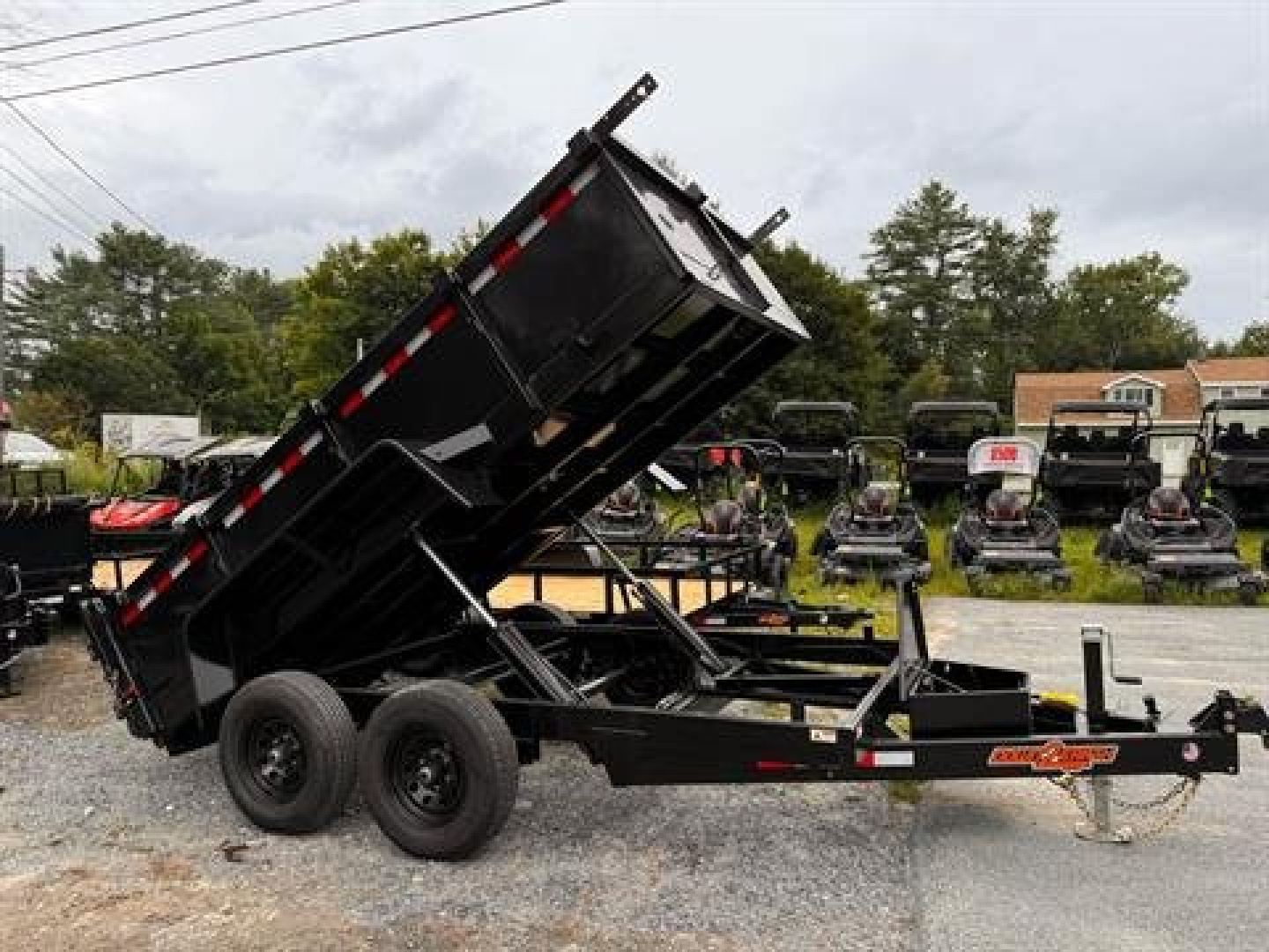 New 2025 Down2Earth 6' X 12' Dump 10k GVWR (DTE612DT5) for Sale