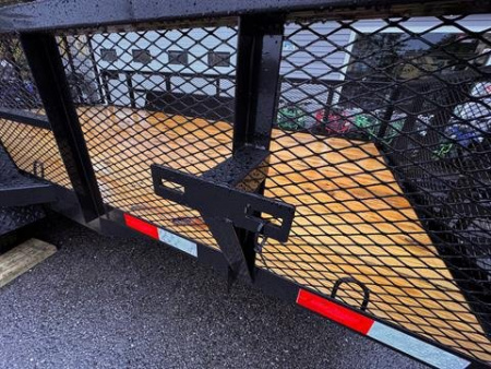 New 2025 Down2Earth 82X14 Utility 7000lb GVWR w/2 FT mesh Sides (DTE8214YT3.5BHS) for Sale