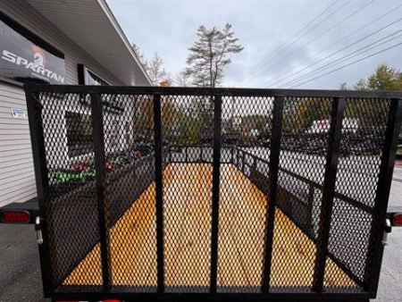 New 2025 Down2Earth 82X14 Utility 7000lb GVWR w/2 FT mesh Sides (DTE8214YT3.5BHS) for Sale