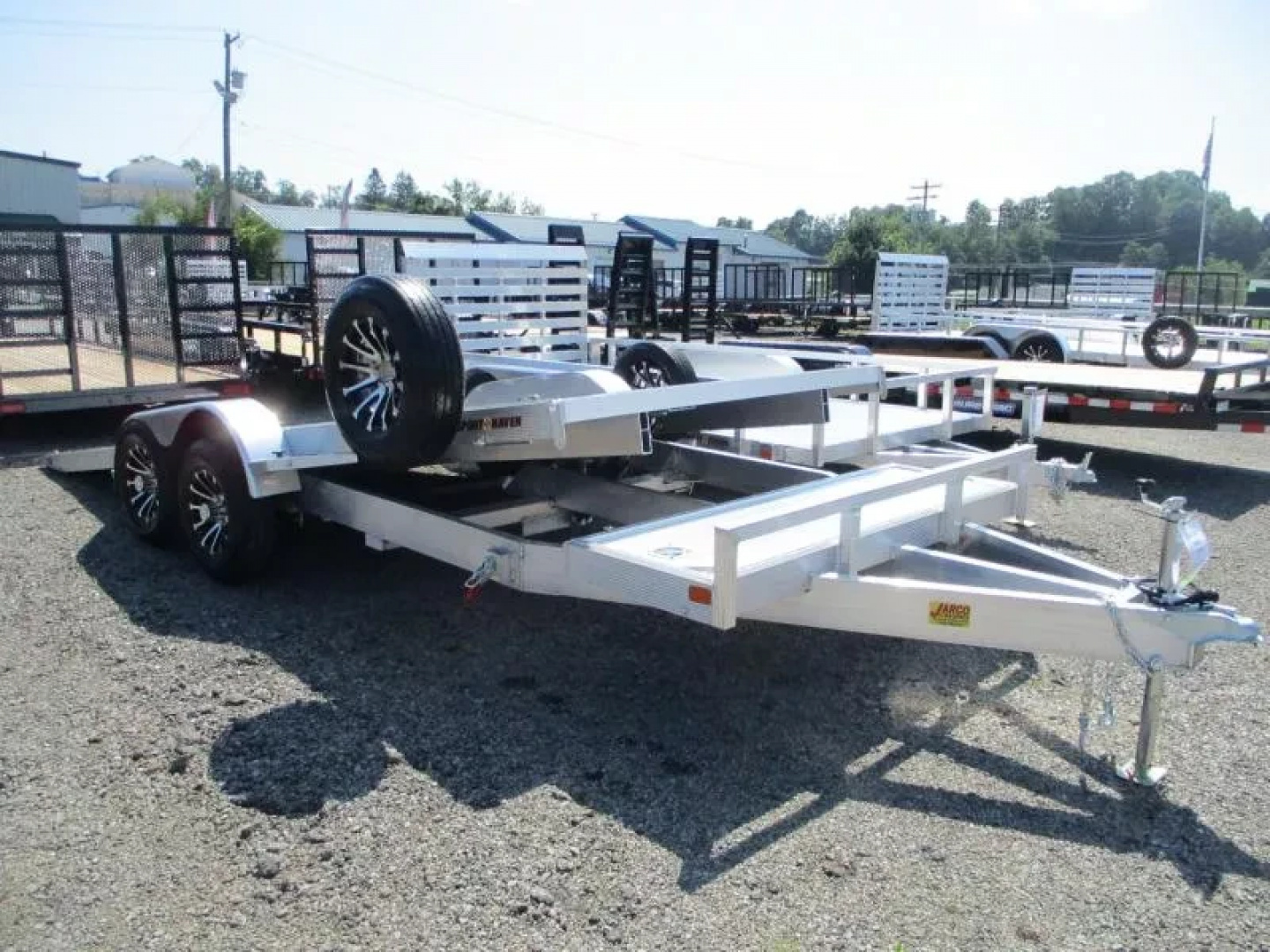 New 2026 Sport Haven 7 x 20 10k Aluminum Tilt Car Hauler