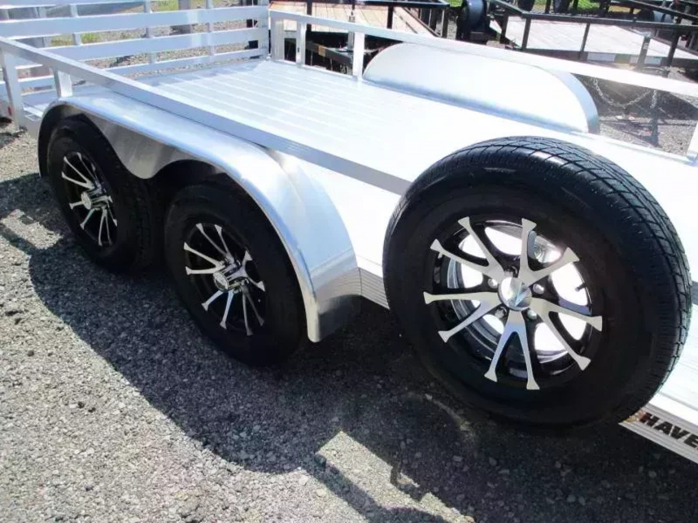 New 2026 Sport Haven DELUXE 7 X 14 Tandem Axle Utility Trailer (ALUMINUM)