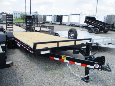 New 2025 Sure-Trac 7 x 20 (18+2) Equipment Trailer 14K