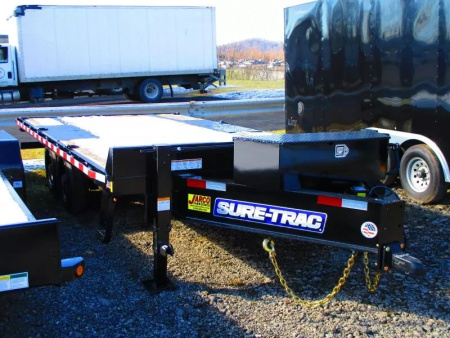New 2026 Sure-Trac HEAVY DUTY 8.5 X 16 DECKOVER Equipment Trailer